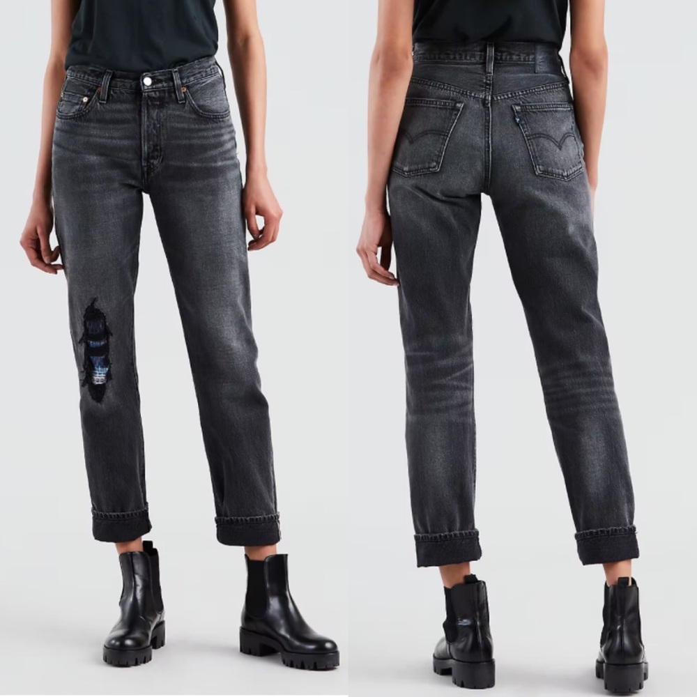 Levi’s Made & Crafted 501 Selvedge Denim High Rise Jeans Size 25